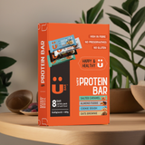 Variety Box - Ubar - 20 Grams Protein in each 60gm Bar (Pack of 8, 420gm)